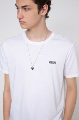 hugo boss reverse logo t shirt