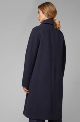 hugo boss wool coat womens