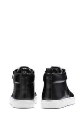 hugo boss high top trainers