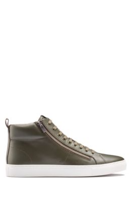hugo boss high top trainers