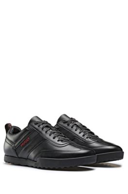 HUGO - Low-top trainers in nappa leather