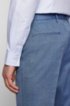 Slim-fit shirt in pinpoint cotton with Fresh Active finish, Light Blue