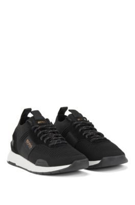 hugo boss hybrid trainers black