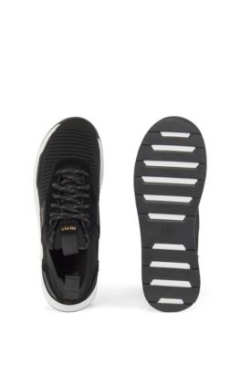 hugo boss hybrid trainers black