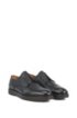 Grained-leather Derby shoes with monogram-embossed soles, Black