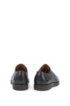 Grained-leather Derby shoes with monogram-embossed soles, Black