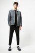 Reversible jacket in lambskin and shearling, Dark Grey