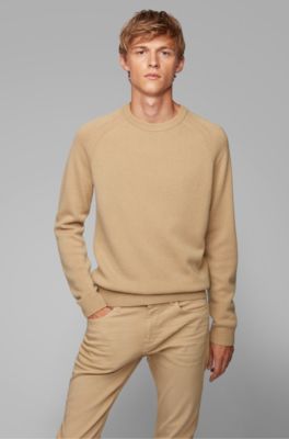 hugo boss beige jumper