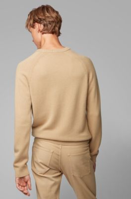 khaki hugo boss jumper