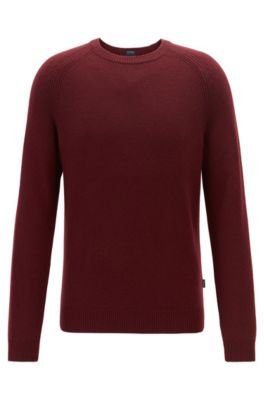 BOSS - Regular-fit sweater in cashmere 