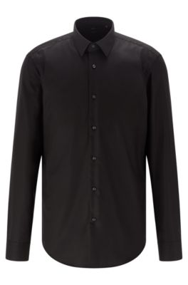 BOSS - Regular-fit shirt in easy-iron 