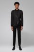 Regular-fit shirt in easy-iron Austrian cotton, Black