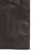 Lined gloves in nappa leather with stitched details, Dark Brown