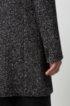 Slim-fit coat with two-tone diagonal structure, Patterned