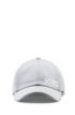 Cotton-gabardine cap with reversed logo, Light Grey