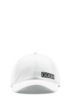 Cotton-gabardine cap with reversed logo, White
