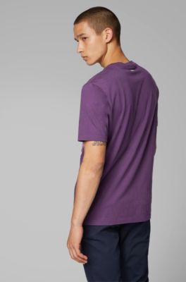 hugo boss purple t shirt