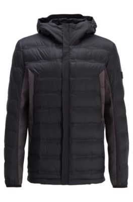 BOSS - Link² down jacket with seasonal 