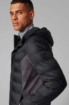 BOSS - Link² down jacket with seasonal 