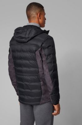 BOSS - Link² down jacket with seasonal 