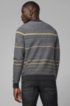 Regular-fit sweater with blocked houndstooth in cotton blend, Dark Grey