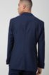 Regular-fit suit in patterned virgin wool, Dark Blue