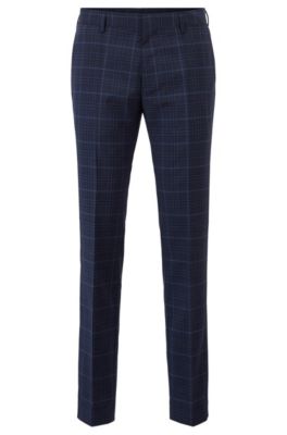 hugo boss check trousers