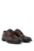 Italian-made leather Derby shoes with Outlast&reg; lining, Dark Brown