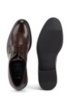 Italian-made leather Derby shoes with Outlast&reg; lining, Dark Brown