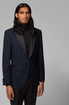 hugo boss houndstooth jacket