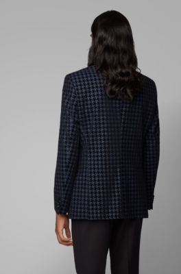hugo boss houndstooth jacket