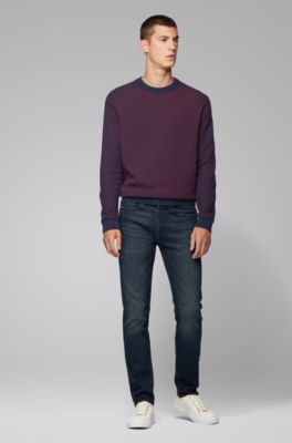 hugo boss purple jumper