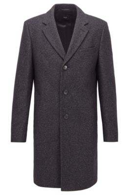 hugo boss mens wool overcoat