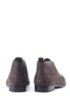Desert boots in suede with faux-fur lining, Dark Grey
