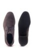 Desert boots in suede with faux-fur lining, Dark Grey