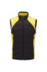 Link&sup2; quilted gilet with reflective details, Yellow