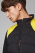 Link&sup2; quilted gilet with reflective details, Yellow
