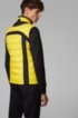 Link&sup2; quilted gilet with reflective details, Yellow