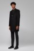 Slim-fit shirt in easy-iron Austrian cotton, Black