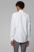 Slim-fit shirt in easy-iron Austrian cotton, White
