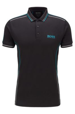 hugo boss half zip polo