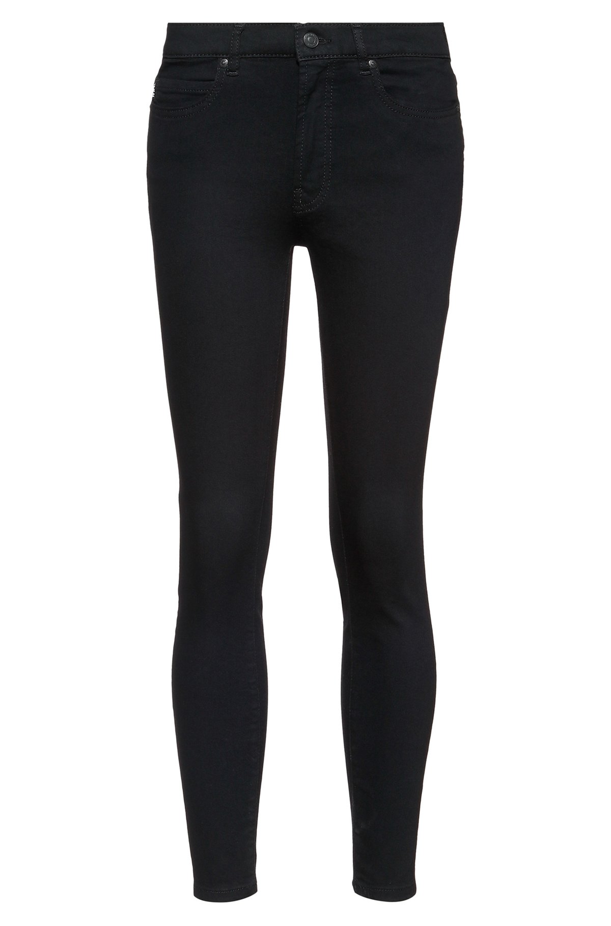 HUGO - CHARLIE super-skinny-fit jeans in black magic-flex denim
