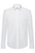 Regular-fit shirt in cotton poplin, White