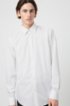 Regular-fit shirt in cotton poplin, White