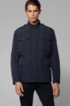 Water-repellent field jacket with light padding, Dark Blue