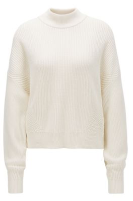 white boss jumper