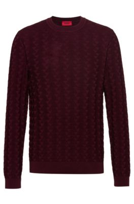 hugo boss striped sweater