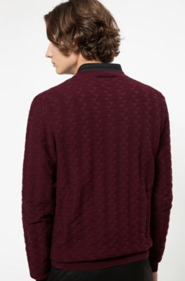 hugo boss striped sweater