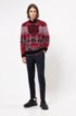 Oversized-fit knitted sweater with Berlin motifs, Patterned