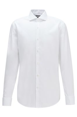 BOSS - Slim-fit shirt in easy-iron 